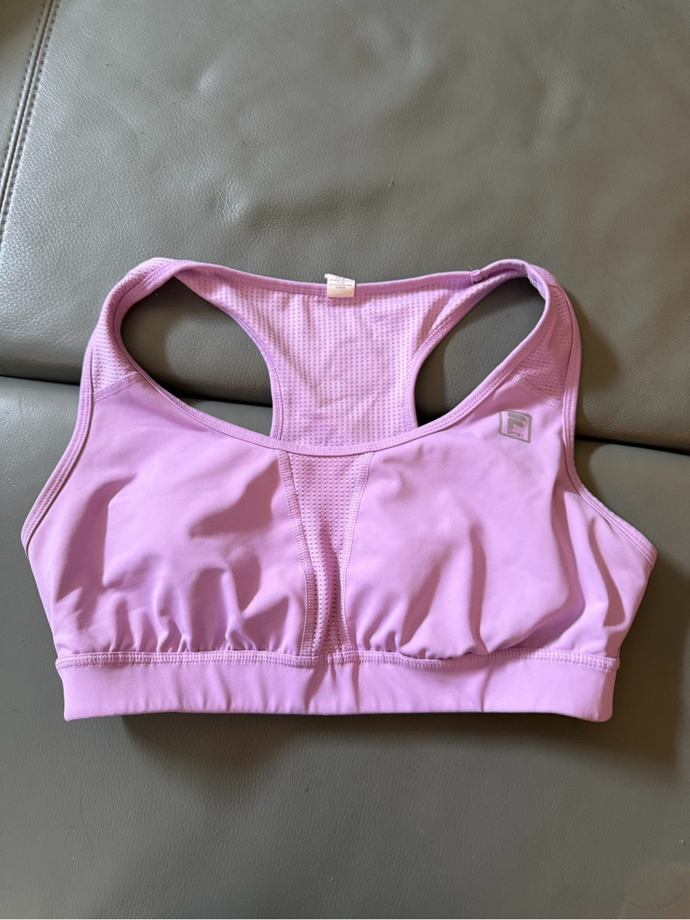 Fila Lilac/Pink Racerback Sports Bra